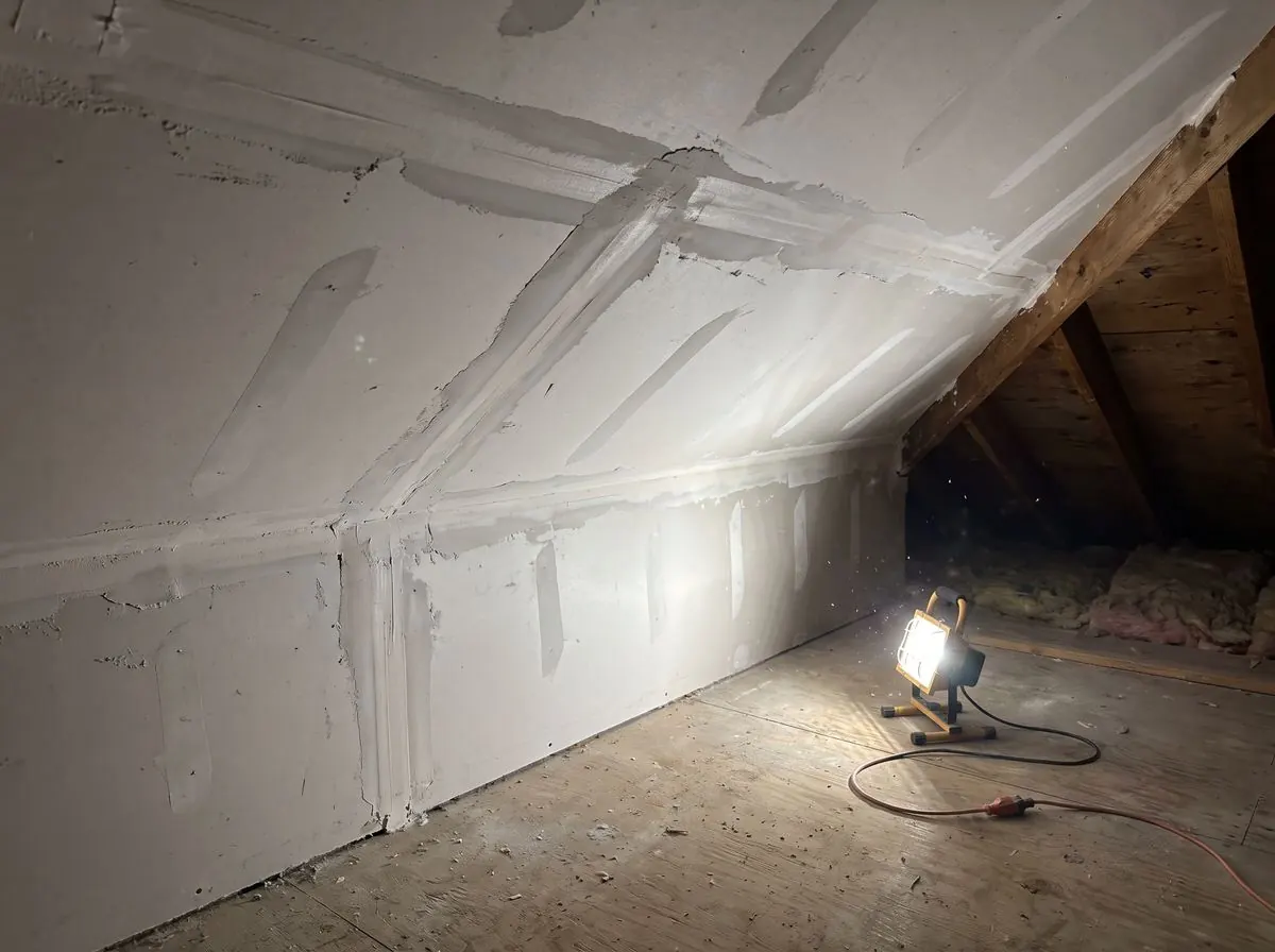 Drywall finish level 1 example