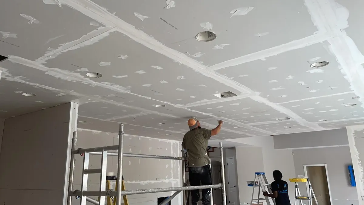 Finishing coats overhead